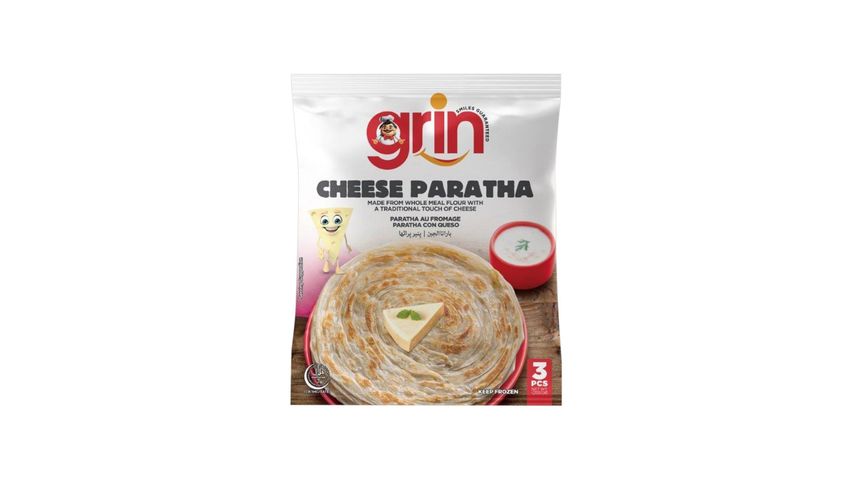 Grin Cheese Paratha (3 Pieces)