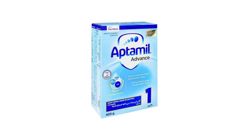 Aptamil Advance (No. 1) Infant Formula (0-6 Months) BIB 400g
