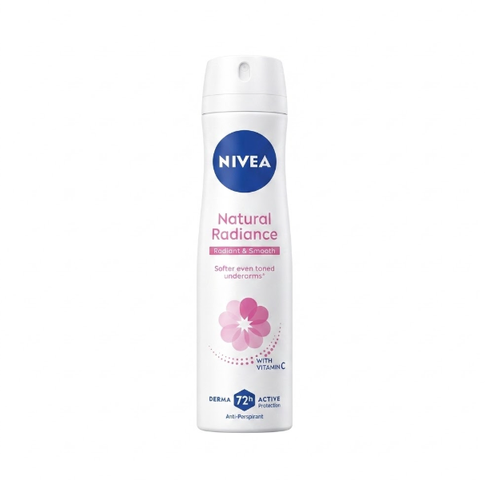 NIVEA Natural Radiance Radiant & Smooth 72H Anti-Perspirant Spray