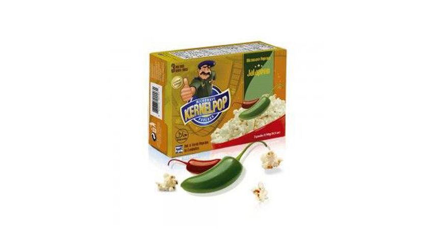Kernal Popcorns Jalapeno 3 Packs Box