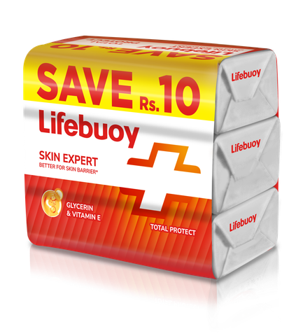 LIFEBUOY TOTAL SOAP BAR TRIO 125G