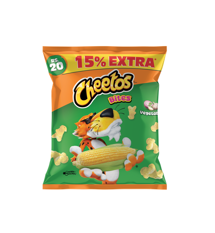 Cheetos Bites Vegetable Rs. 20 ( The new & Old packaging will be shipped out� randomly )