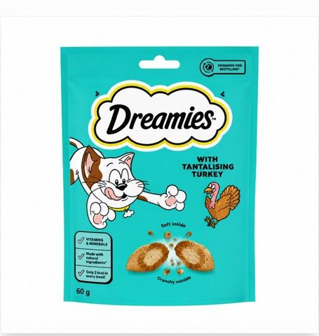 Dreamies Treat Turkey 60g