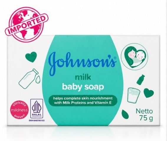 Johnsons Baby Milk Soap 75g (Imported)