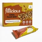 Fitlicious Chia Almond Nuts and Seeds Bar 148g x 4Pcs Pack