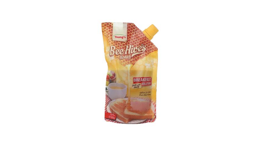 Young's BeeHives Honey Pouch 200g