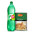 7Up PET 1.5l + Shan Pilau Biryani Masala 45g