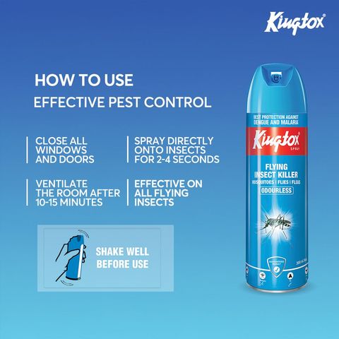 Kingtox Flying Insect Killer Spray Odorless 300ml