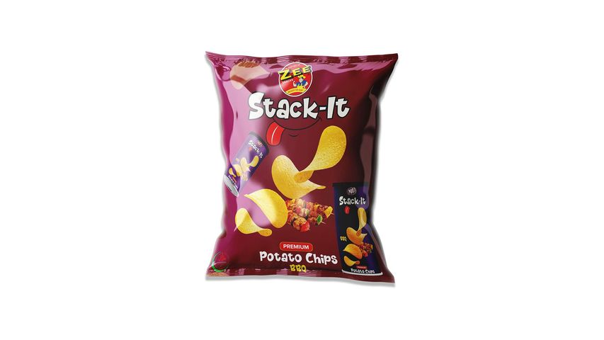 Zee Snacks Stack-it Potato Chips BBQ (Rs.100) 40g