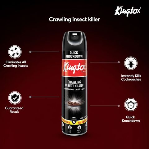 Kingtox Crawling Insect Killer Spray 600ml
