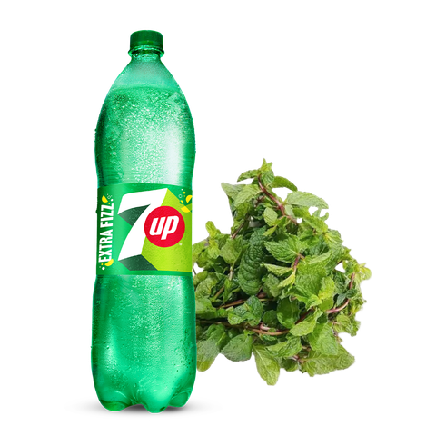 7Up PET 1.5l +  brightfarms Mint Leaves (Podina) 1 Bunch