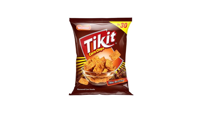 Tikit Corn Chips Bar B Que 33g (00001)
