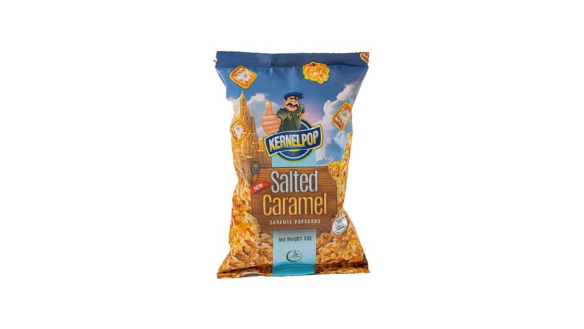 Kernelpop Coated Salted Caramel Popcorns 50g
