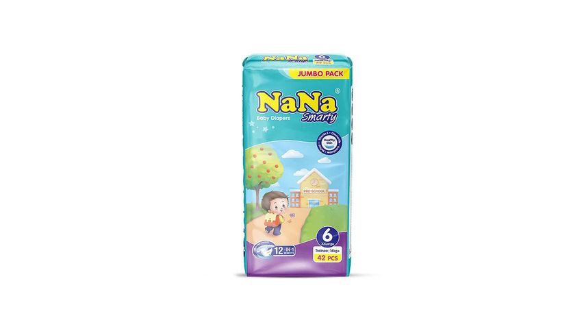 NaNa Smarty Baby Diapers Jumbo XX-Large 42 Pieces