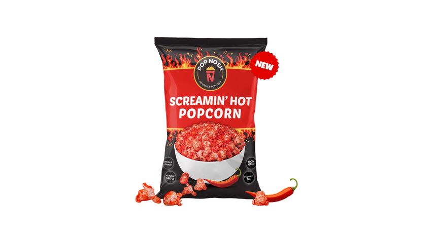 Popnosh Screamin' Hot Popcorn 40g