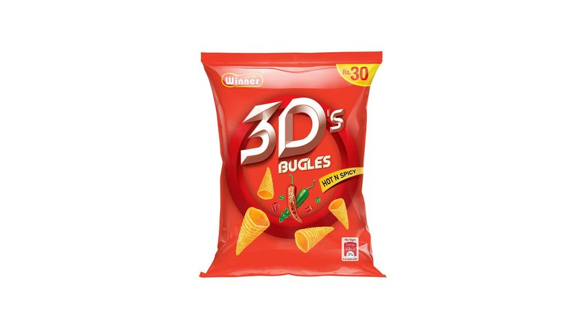 Winner 3D's Bugles Hot N Spicy Rs. 30