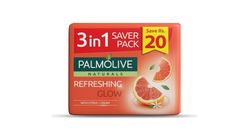 Palmolive Refreshing Glow Naturals Bar Soap Saver Pack 3 Pieces x 98g