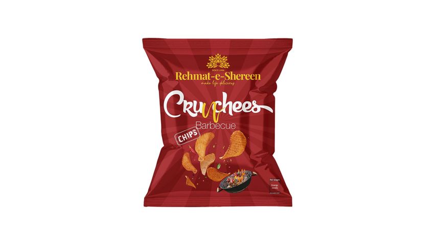 Rehmat-e-Shereen Crinkle Barbecue Chips 80g