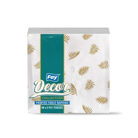 Fay Printed Tissue Table Napkins 50 Pieces