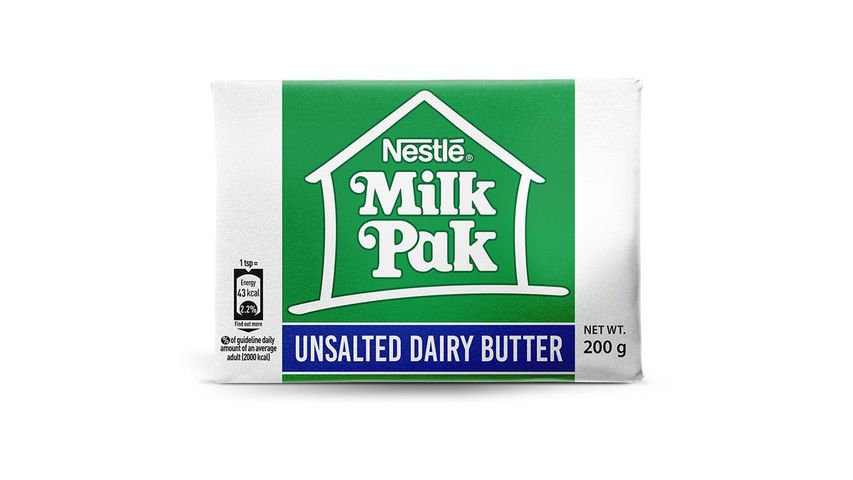 Nestle Milkpak Unsalted Butter 200g