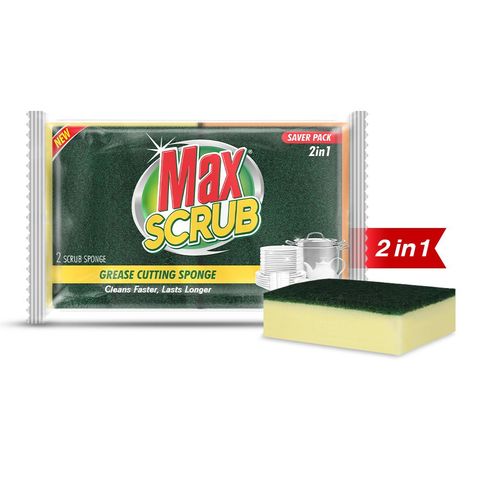 MaxScrub SP with Sponge -Multi (2 in 1)