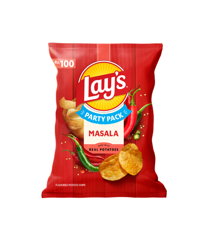Lay's Chips Masala Rs.100 (The new and old packaging will be shipped out randomly)