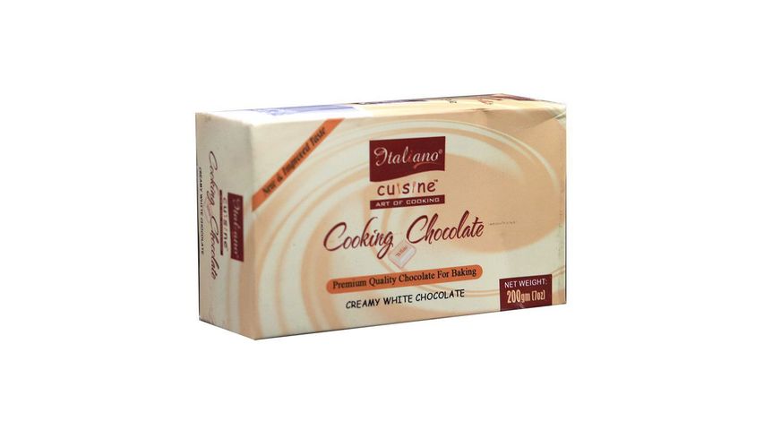 Italiano Cooking Chocolate White 200 gm