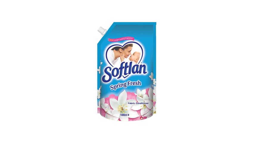 Softlan Spring Fresh Fabric Conditioner (Pouch) 1000ml