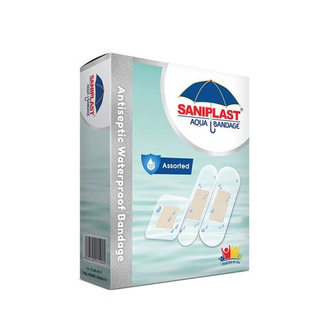 Saniplast Aqua Antiseptic Bandage Assorted 15 Strips