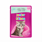 Whiskas 2-12 month fish favorites in jelly with cod 85G