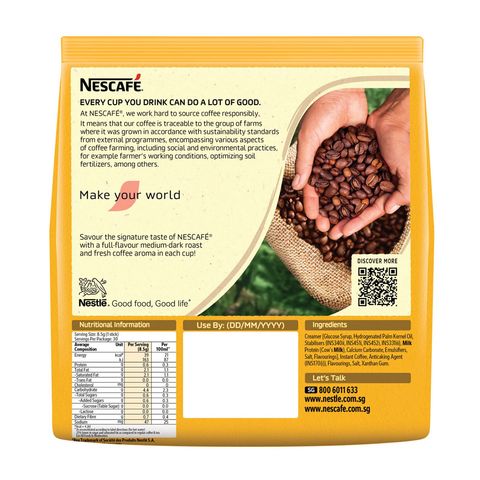 Nescafe 2 in 1 Original Zero Sugar