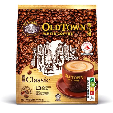 Oldtown Classic Instant 3 in 1 Premix White Coffee 13 x 31.6g