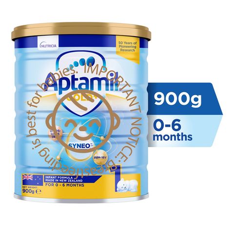 Aptamil Gold+ Stage 1 Infant Milk Formula 900g