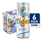 Tiger Crystal Beer Can 6s x 320ml