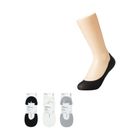 Miniso Women Low-Cut Socks Ice Silk Basic Color 3 Pairs