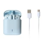 Miniso TWS Earphones Macaron Half in-Ear Model S88 Blue 1 Unit