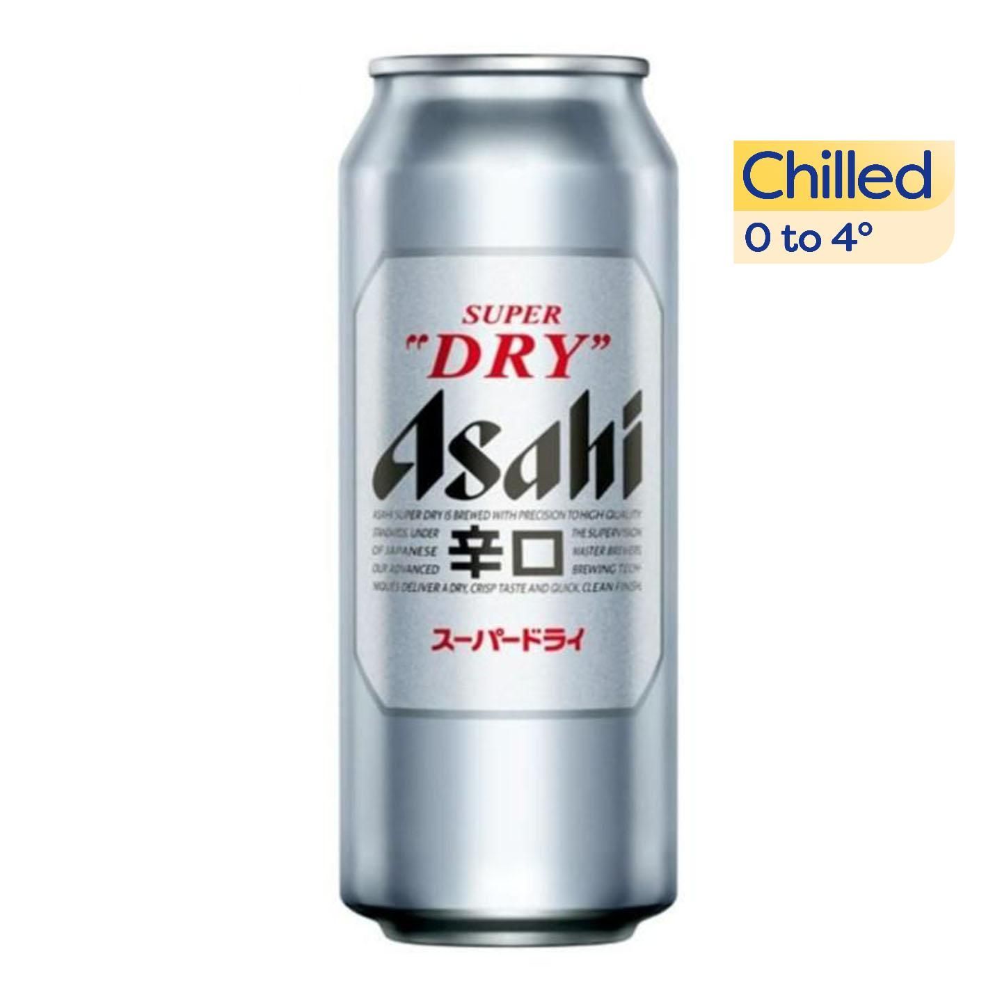 Order [Chilled] Asahi Super Dry Beer Can 500ml from pandamart