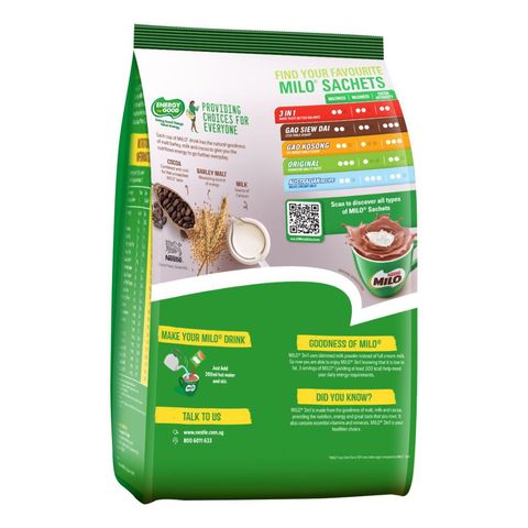 Milo Activ-go 3 in 1 Sachets 15 x 27g