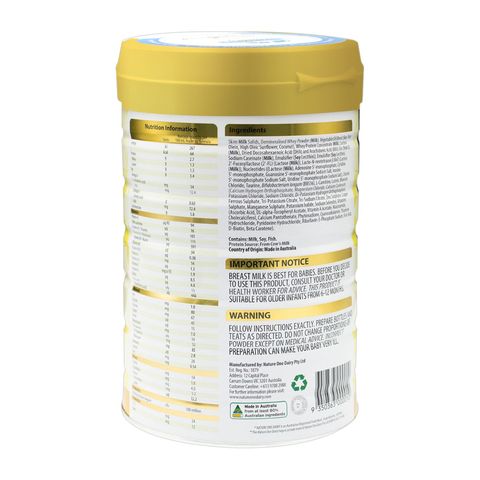 Nature One Dairy Premium 2-MO Infant Follow-on Formula Step 2 900g