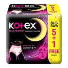 Kotex Overnight Panties M-L 5+1 Pieces