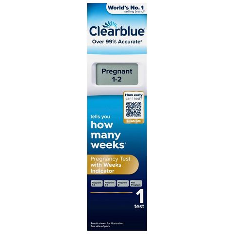 Clearblue Pregnancy Test with Weeks Indicator Digital Test 1 Piece