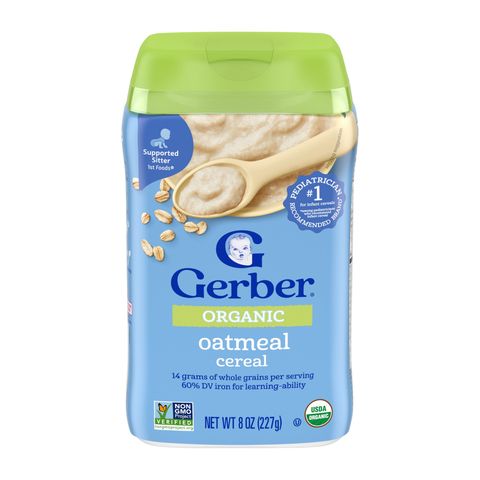 Gerber Organic Oatmeal Cereal (from 6 Months) 227g