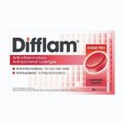Difflam Anti-Inflammatory Anti-bacterial Raspberry Sugar Free Lozenges, 16pcs