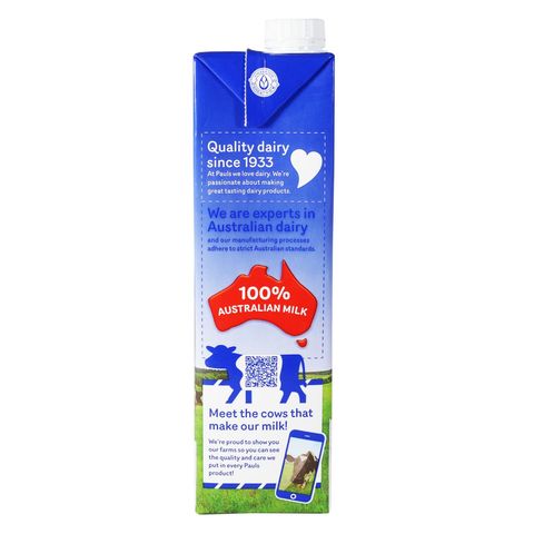 Pauls UHT Pure Milk 1L