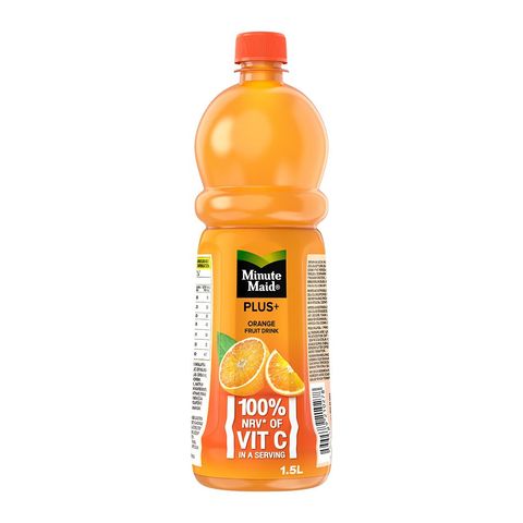 Minute Maid Plus+ Orange Fruit Drink 1.5L