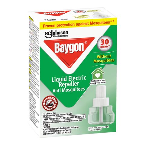 Baygon Liquid Electric Repeller Refill 21.9ml
