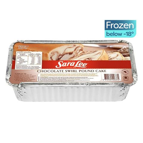 Sara Lee Chocolate Swirl Pound Cake (Frozen) 300g