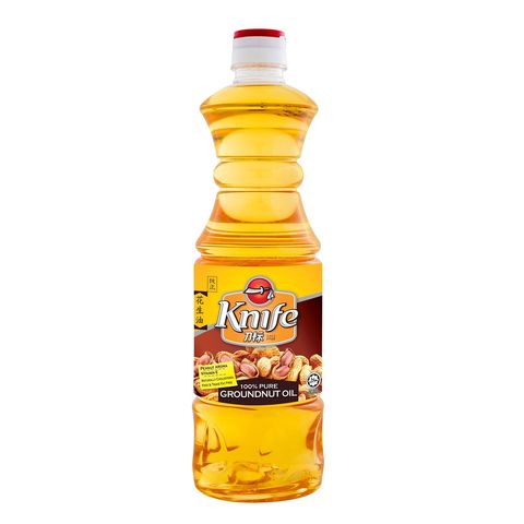 Knife 100% Pure Groundnut Cooking Oil 1L
