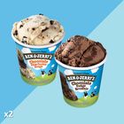 NBJ21 Chocolate Chip Cookie Dough Pint x 1 Chocolate Fudge Brownie Pint x 1