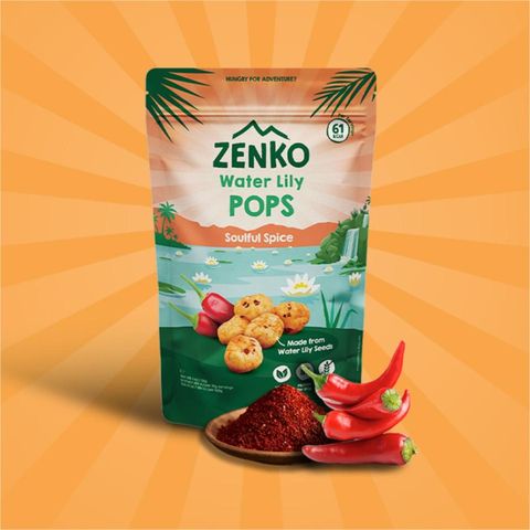 Zenko Superfoods Water Lily Pops - Spicy 28g